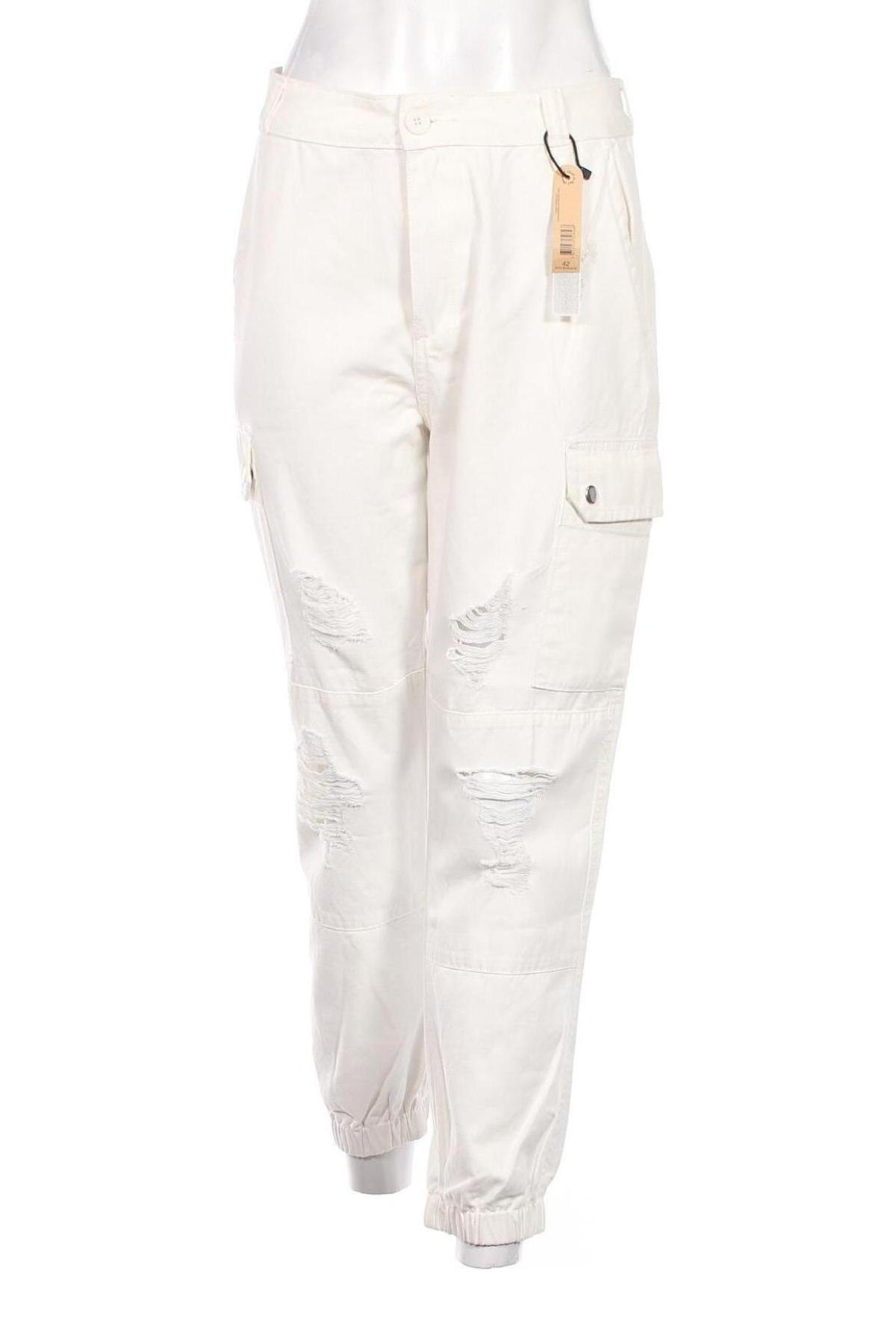 Dámské kalhoty  Tally Weijl, Velikost L, Barva Bílá, Cena  313,00 Kč