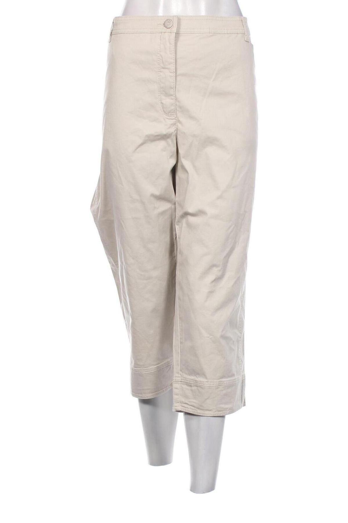 Pantaloni de femei Toni, Mărime 4XL, Culoare Bej, Preț 104,73 Lei