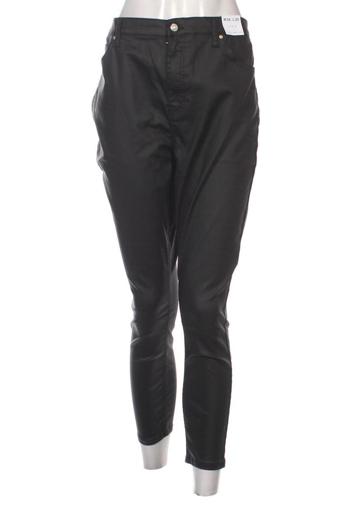 Дамски панталон Topshop, Размер XL, Цвят Черен, Цена 27,90 лв.