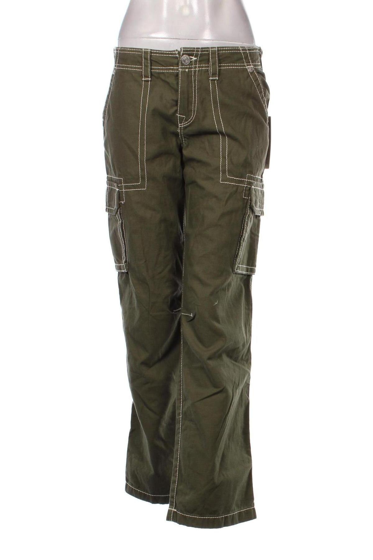 Γυναικείο παντελόνι True Religion, Μέγεθος XS, Χρώμα Πράσινο, Τιμή 80,41 €