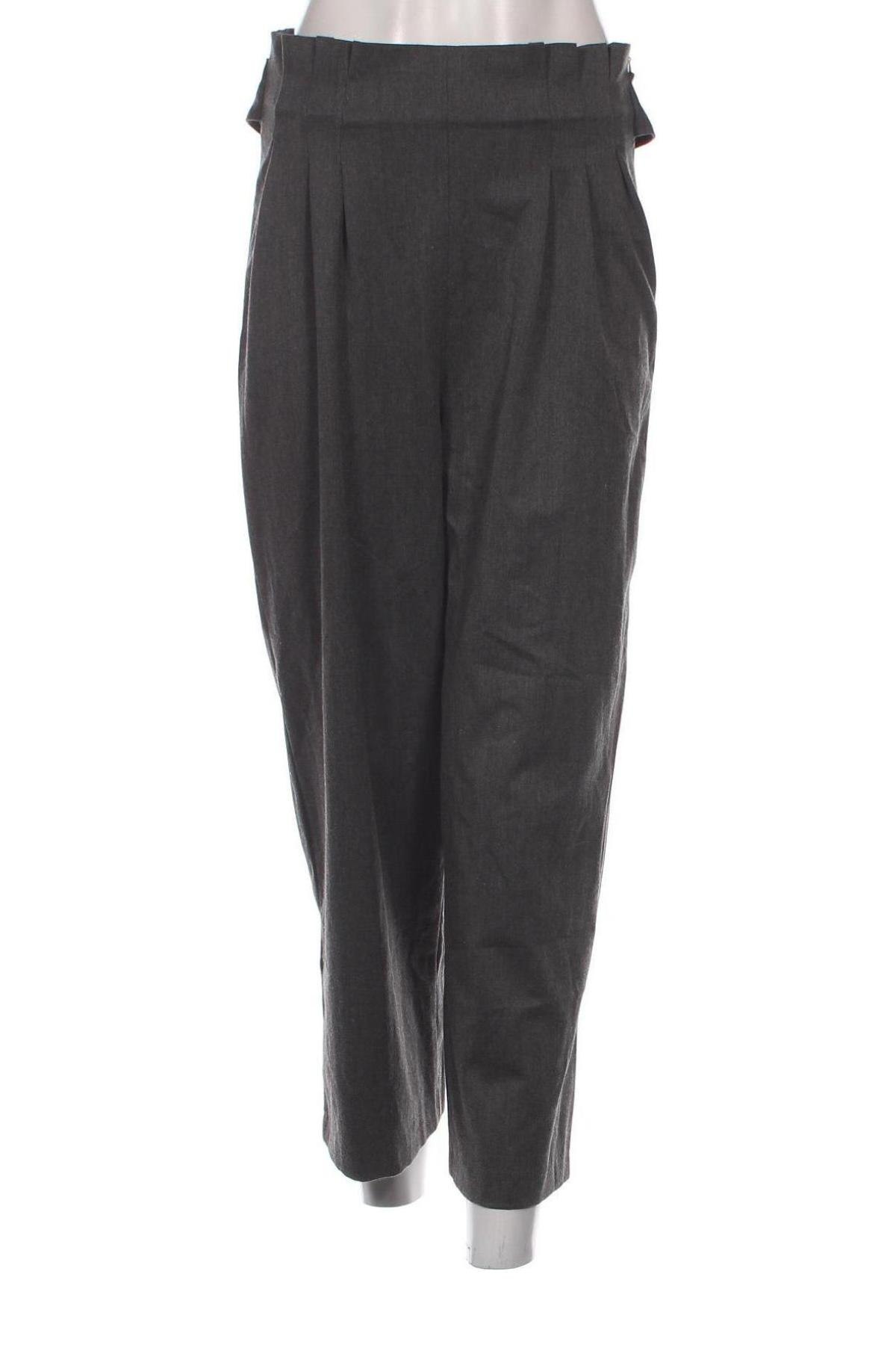 Дамски панталон Zara, Размер S, Цвят Сив, Цена 5,94 лв.