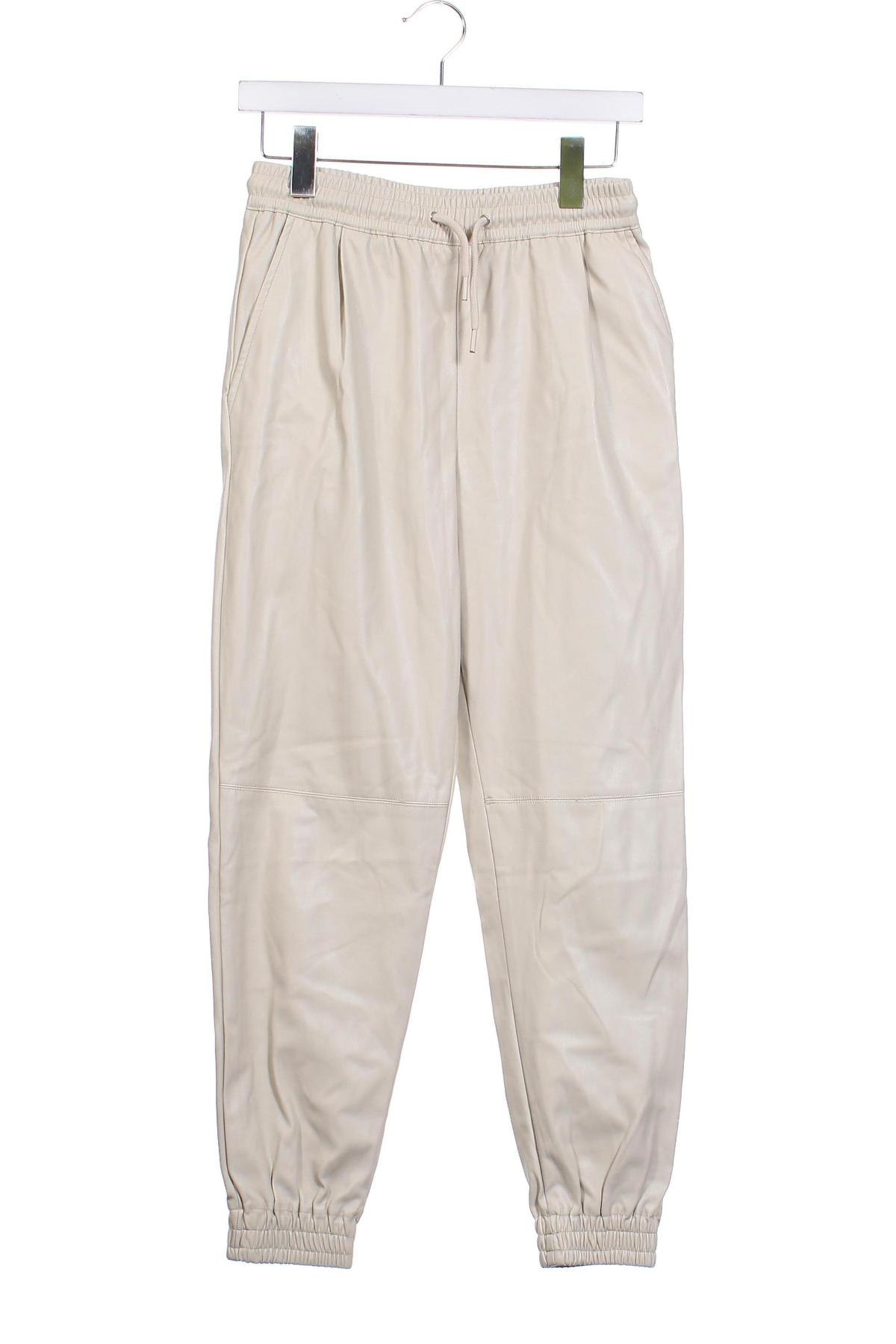 Pantaloni de femei Zara, Mărime XS, Culoare Ecru, Preț 88,82 Lei