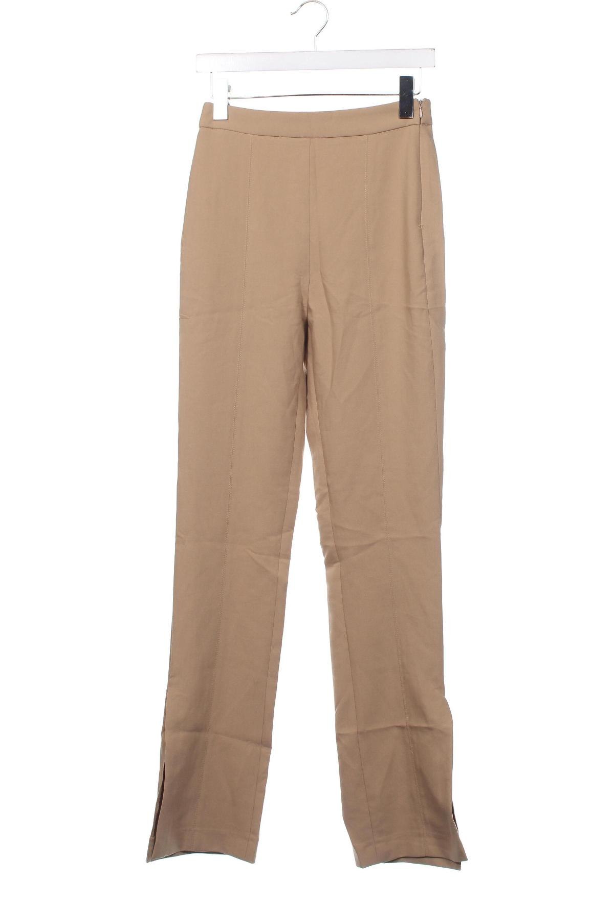 Damenhose Zara, Größe XS, Farbe Beige, Preis 18,79 €