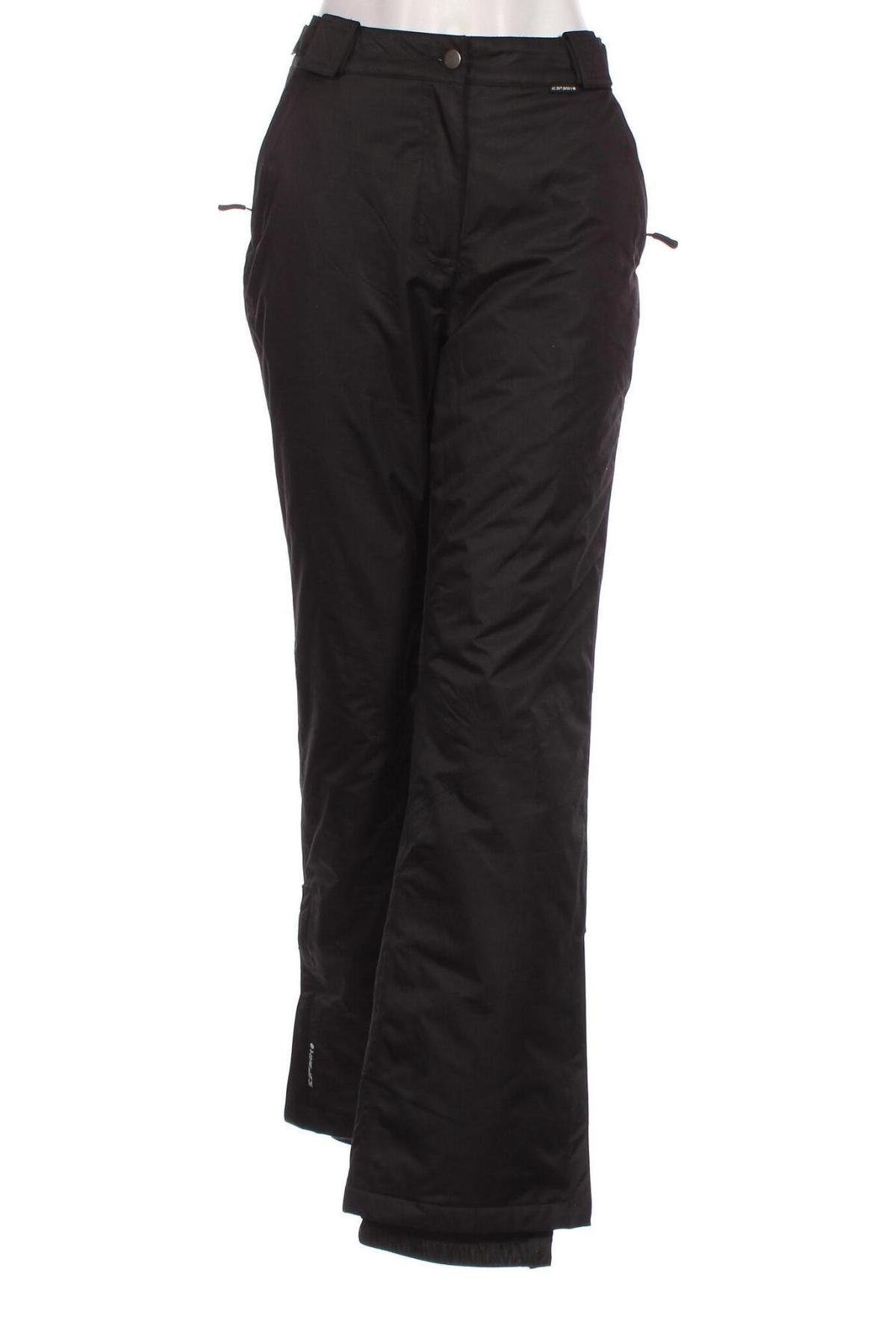 Дамски панталон за зимни спортове Icepeak, Размер M, Цвят Черен, Цена 45,15 лв.