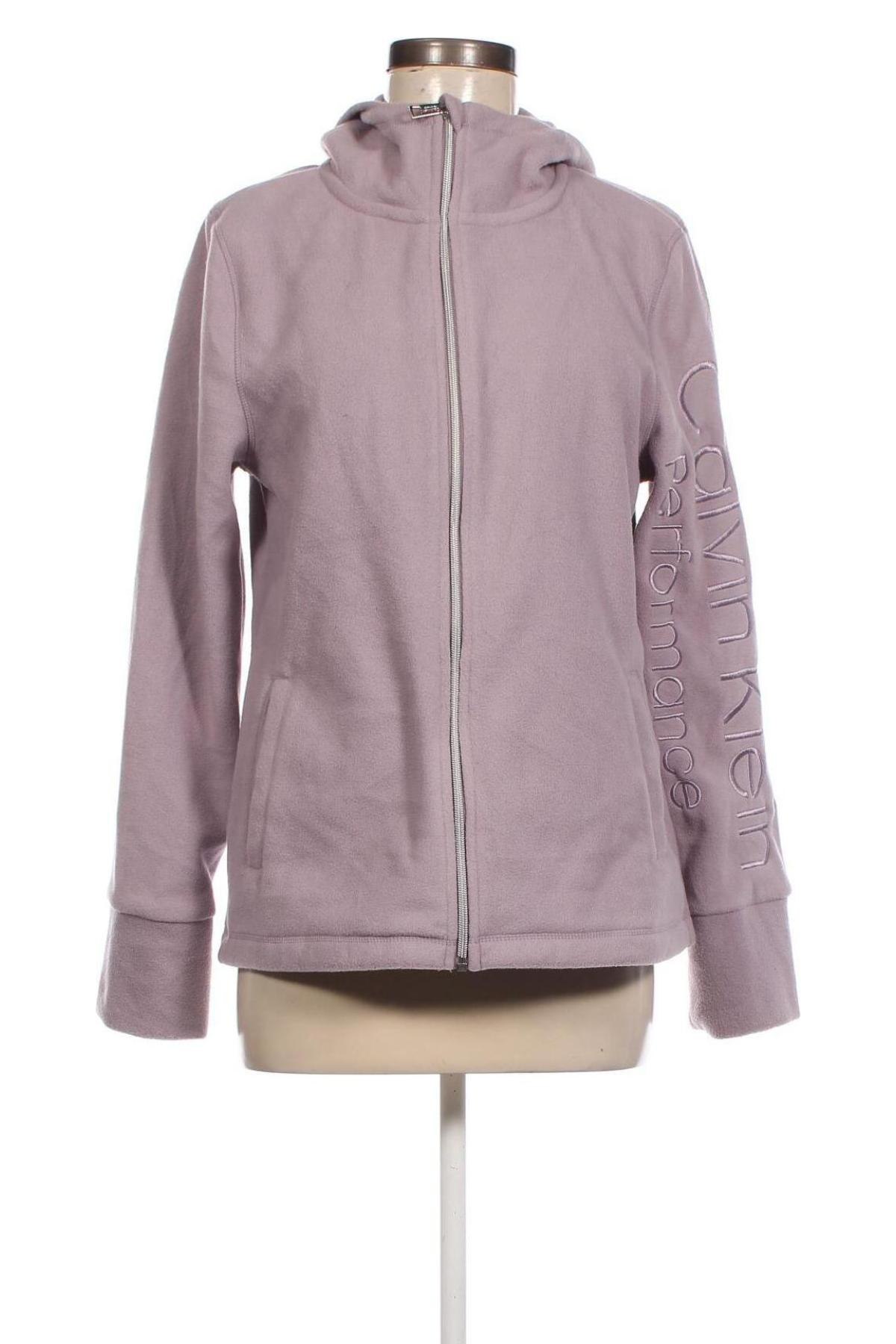 Damen Fleece Sweatshirt Calvin Klein, Größe M, Farbe Lila, Preis 57,06 €