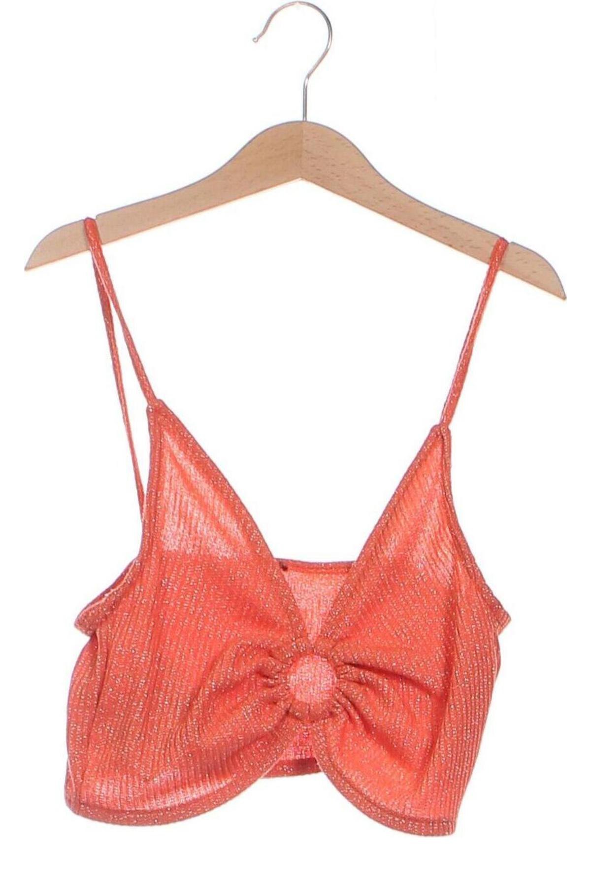 Damentop, Größe XS, Farbe Orange, Preis € 3,41