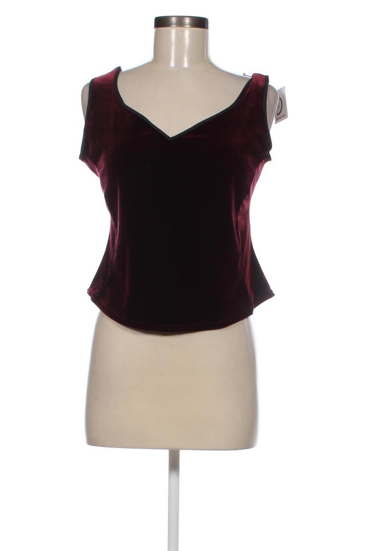 Γυναικείο αμάνικο μπλουζάκι, Μέγεθος L, Χρώμα Κόκκινο, Τιμή 3,57 €