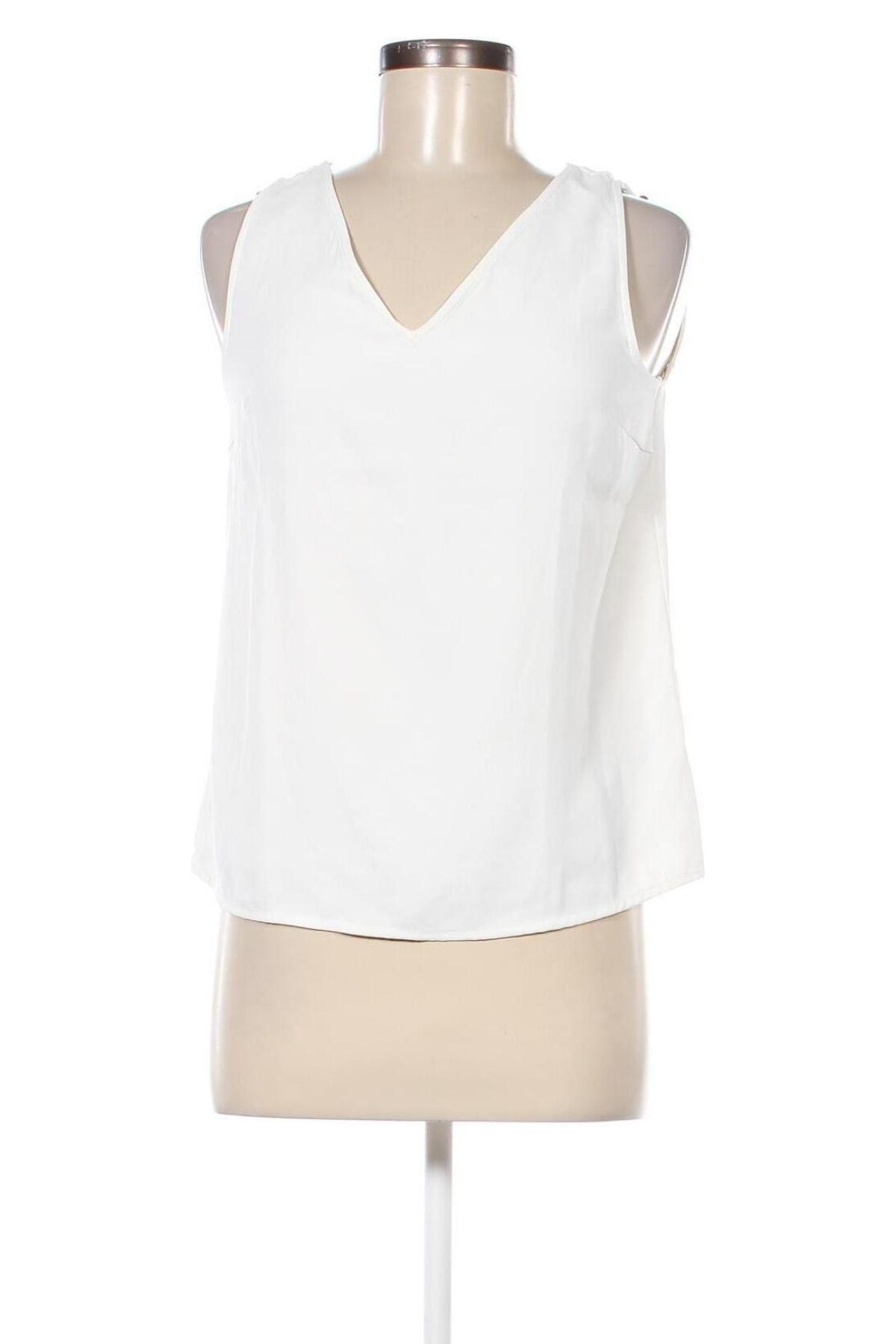 Γυναικείο αμάνικο μπλουζάκι About You, Μέγεθος XS, Χρώμα Λευκό, Τιμή 3,84 €