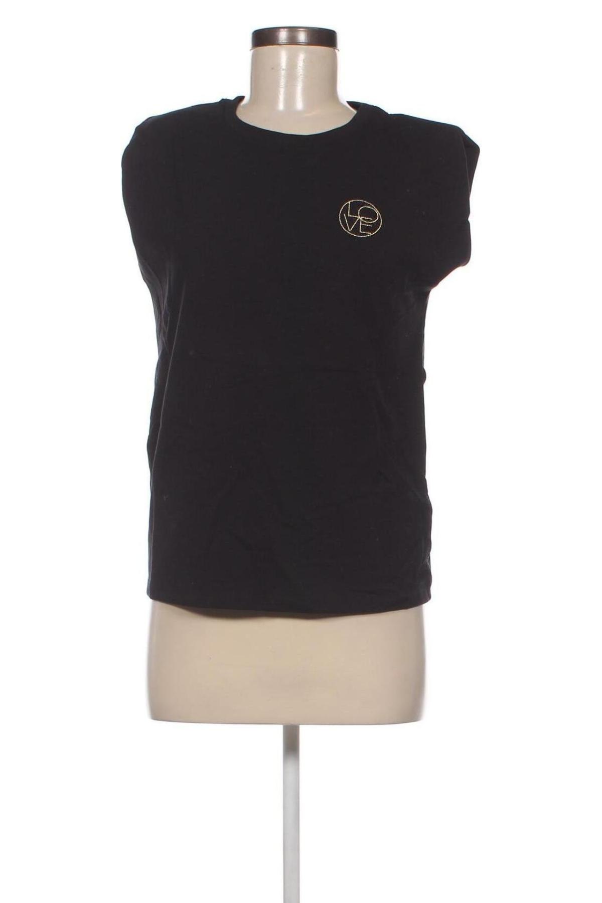 Γυναικείο αμάνικο μπλουζάκι Buffalo, Μέγεθος XS, Χρώμα Μαύρο, Τιμή 3,04 €