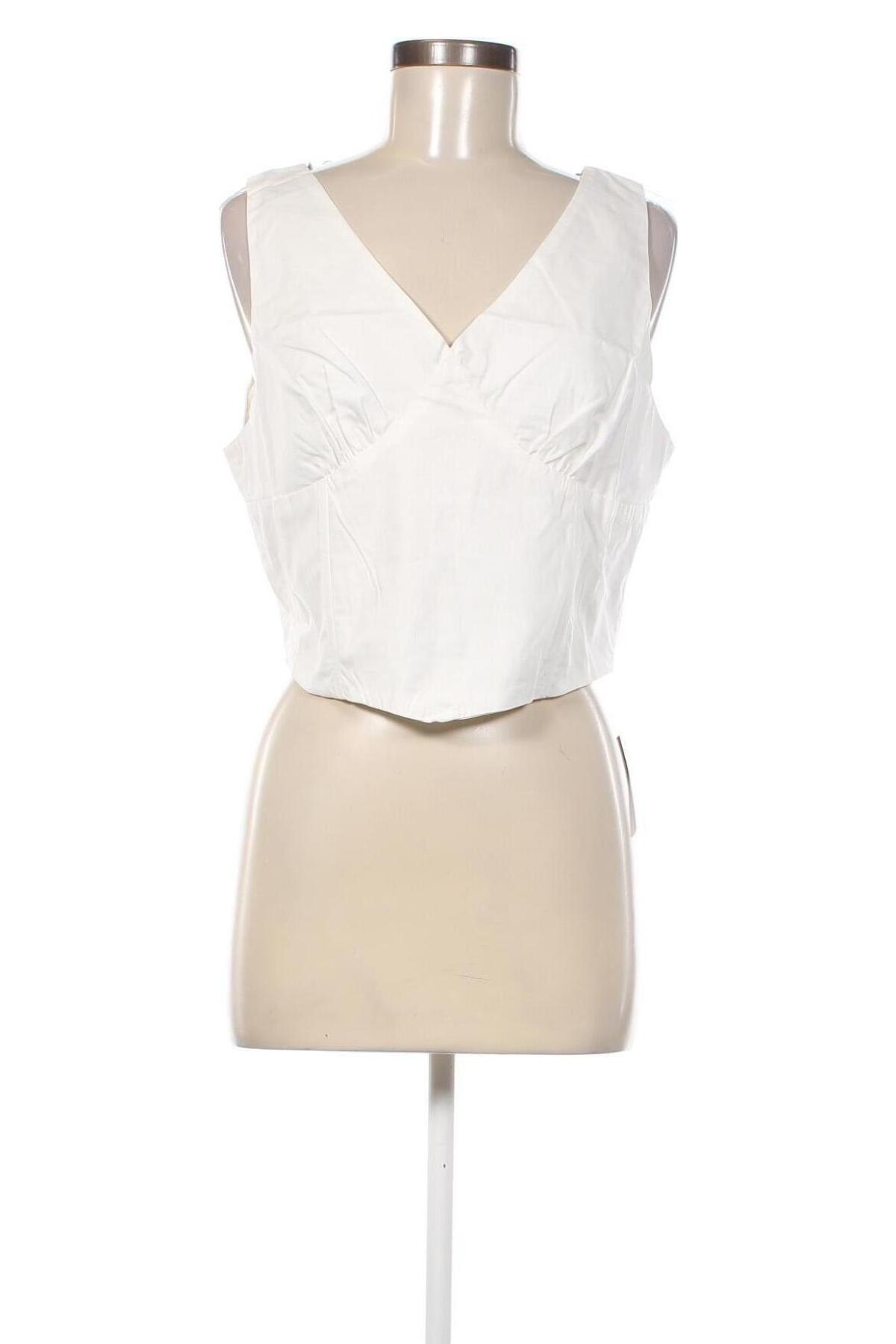 Damska koszulka na ramiączkach Glamorous, Rozmiar XL, Kolor Biały, Cena 82,63 zł