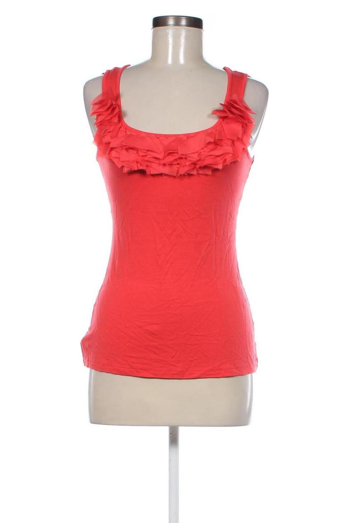 Γυναικείο αμάνικο μπλουζάκι Mango, Μέγεθος S, Χρώμα Κόκκινο, Τιμή 4,32 €
