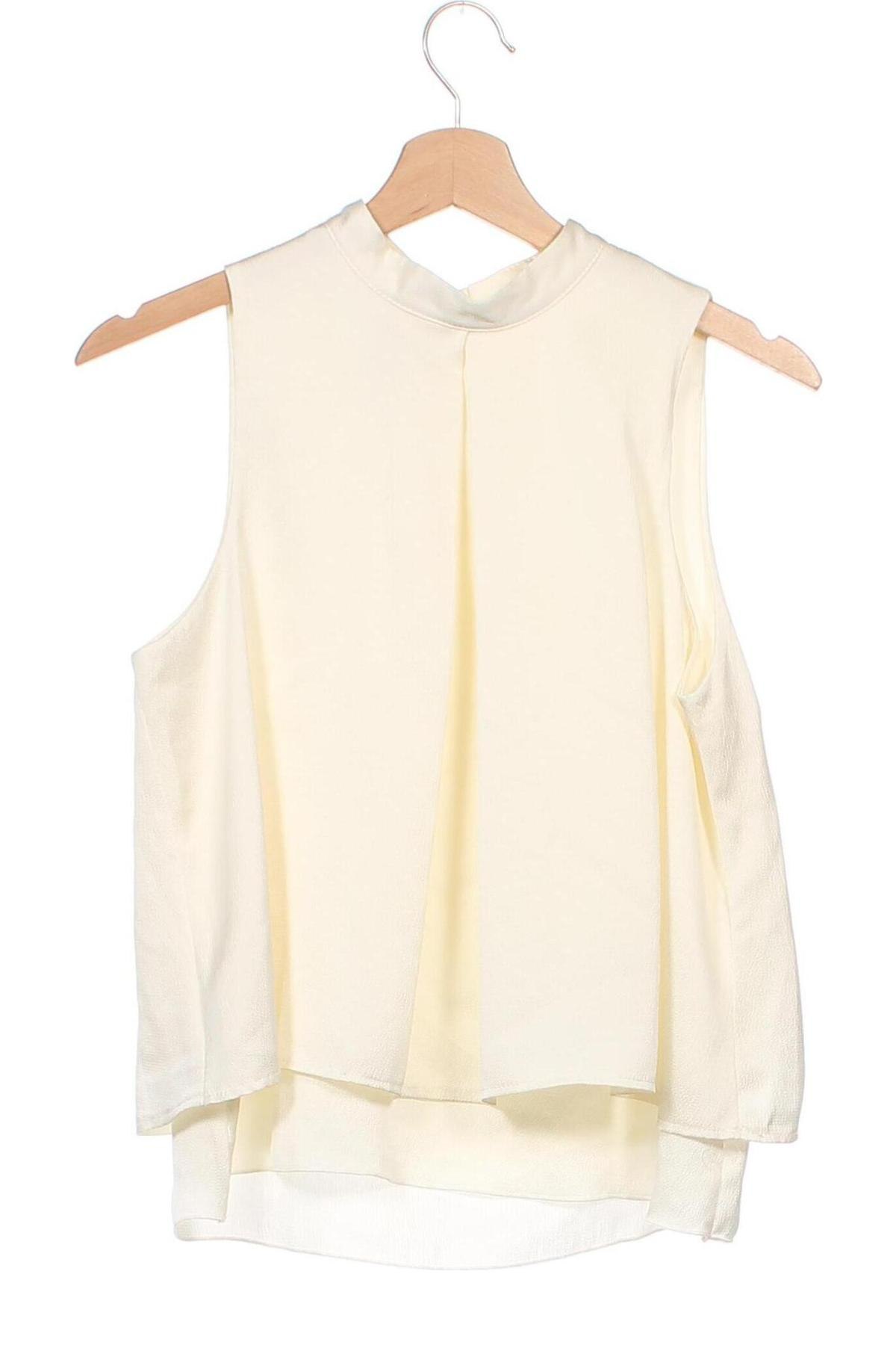 Γυναικείο αμάνικο μπλουζάκι Rinascimento, Μέγεθος XS, Χρώμα Εκρού, Τιμή 14,00 €