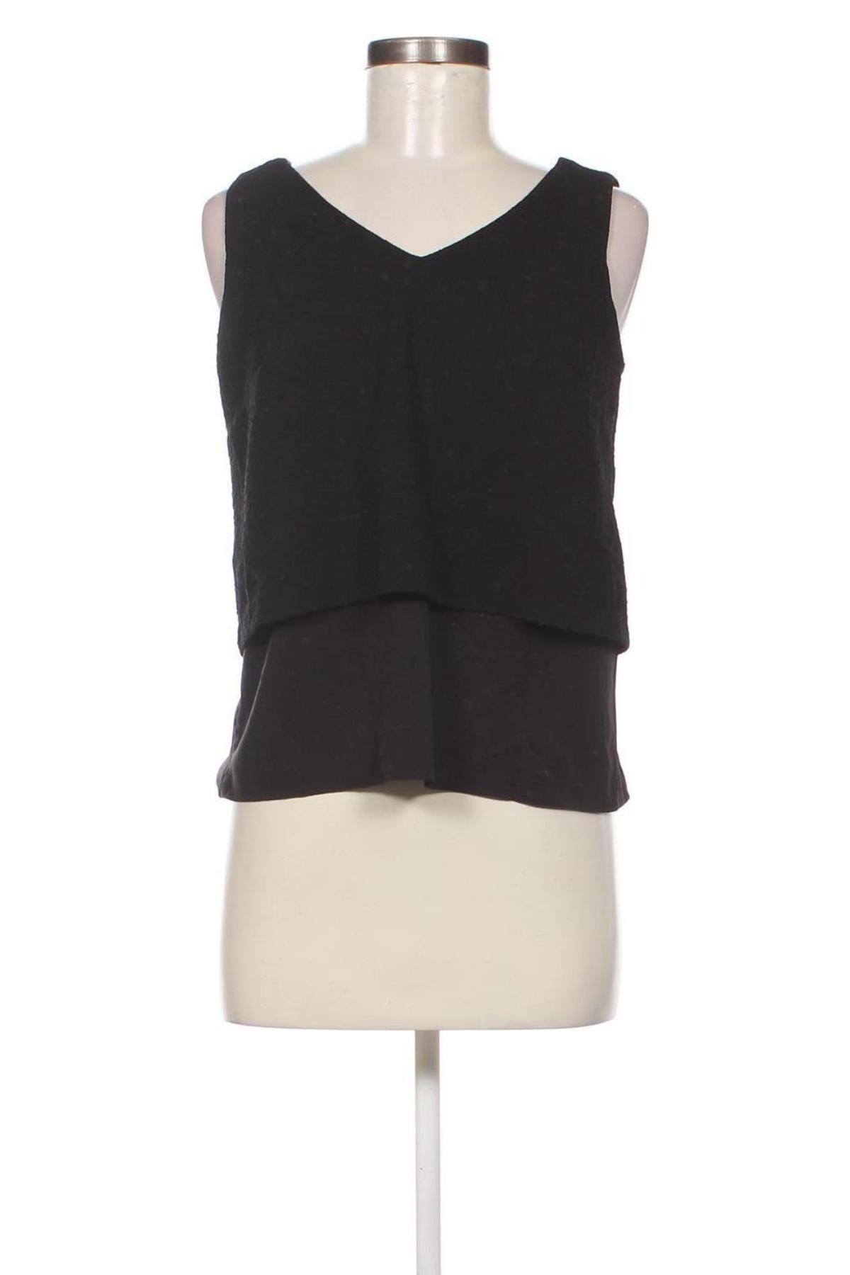 Γυναικείο αμάνικο μπλουζάκι Street One, Μέγεθος S, Χρώμα Μαύρο, Τιμή 1,99 €