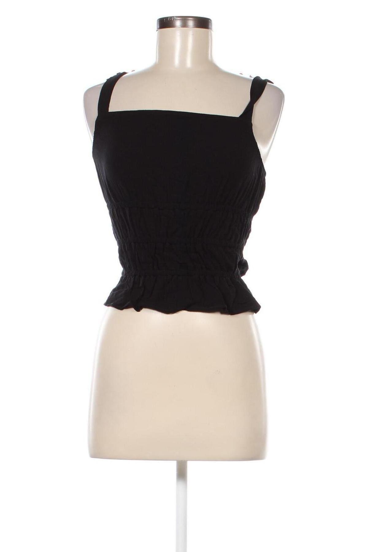 Γυναικείο αμάνικο μπλουζάκι Tally Weijl, Μέγεθος S, Χρώμα Μαύρο, Τιμή 4,87 €