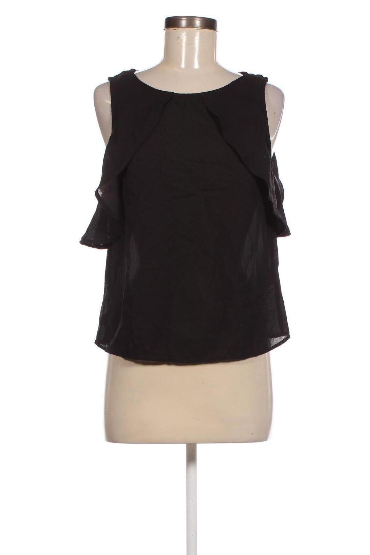 Γυναικείο αμάνικο μπλουζάκι Tally Weijl, Μέγεθος S, Χρώμα Μαύρο, Τιμή 1,73 €