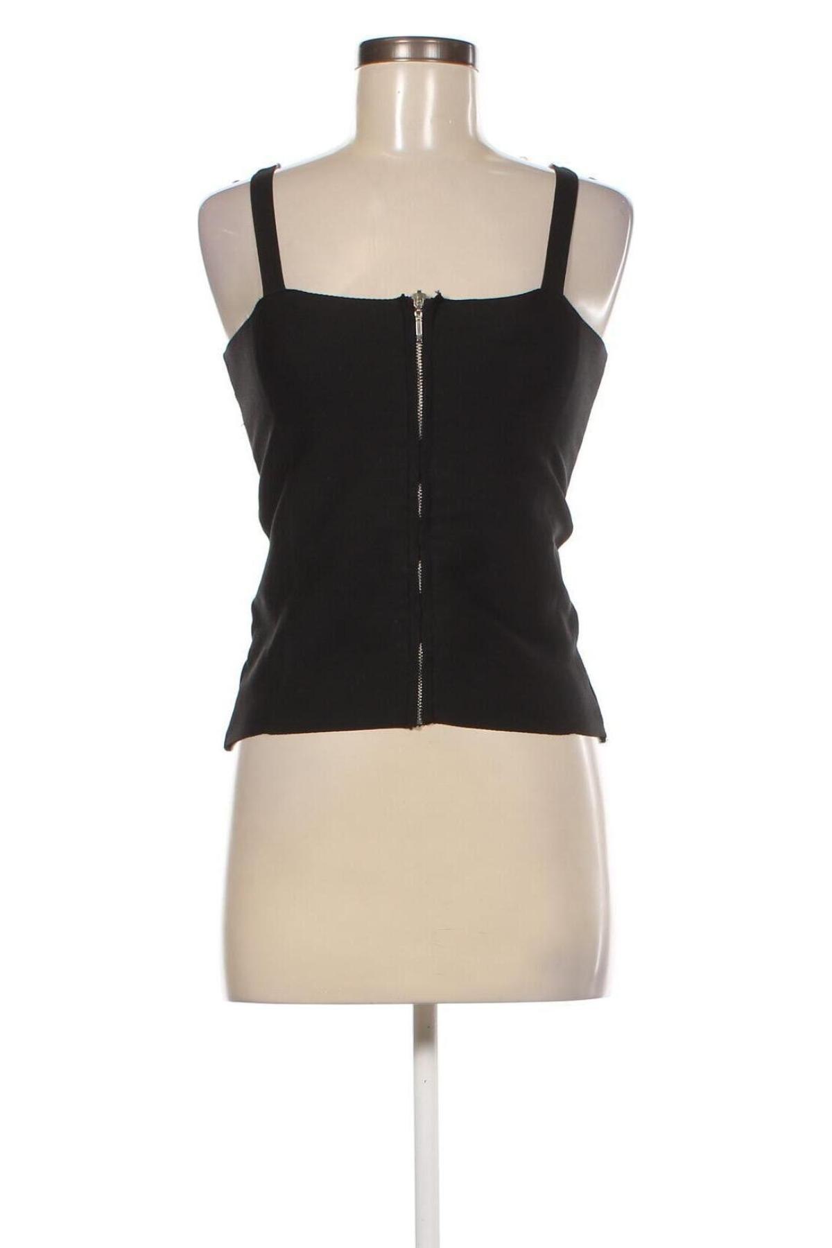 Γυναικείο αμάνικο μπλουζάκι Trendyol, Μέγεθος L, Χρώμα Μαύρο, Τιμή 6,23 €