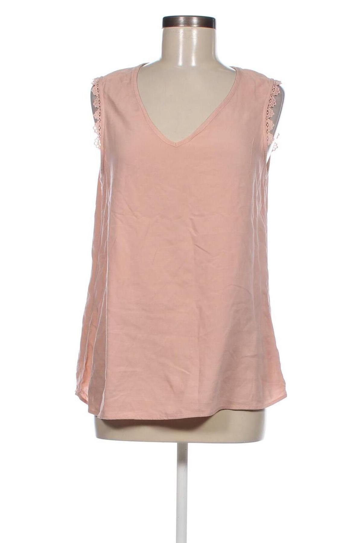 Γυναικείο αμάνικο μπλουζάκι Vero Moda, Μέγεθος L, Χρώμα Ρόζ , Τιμή 3,57 €