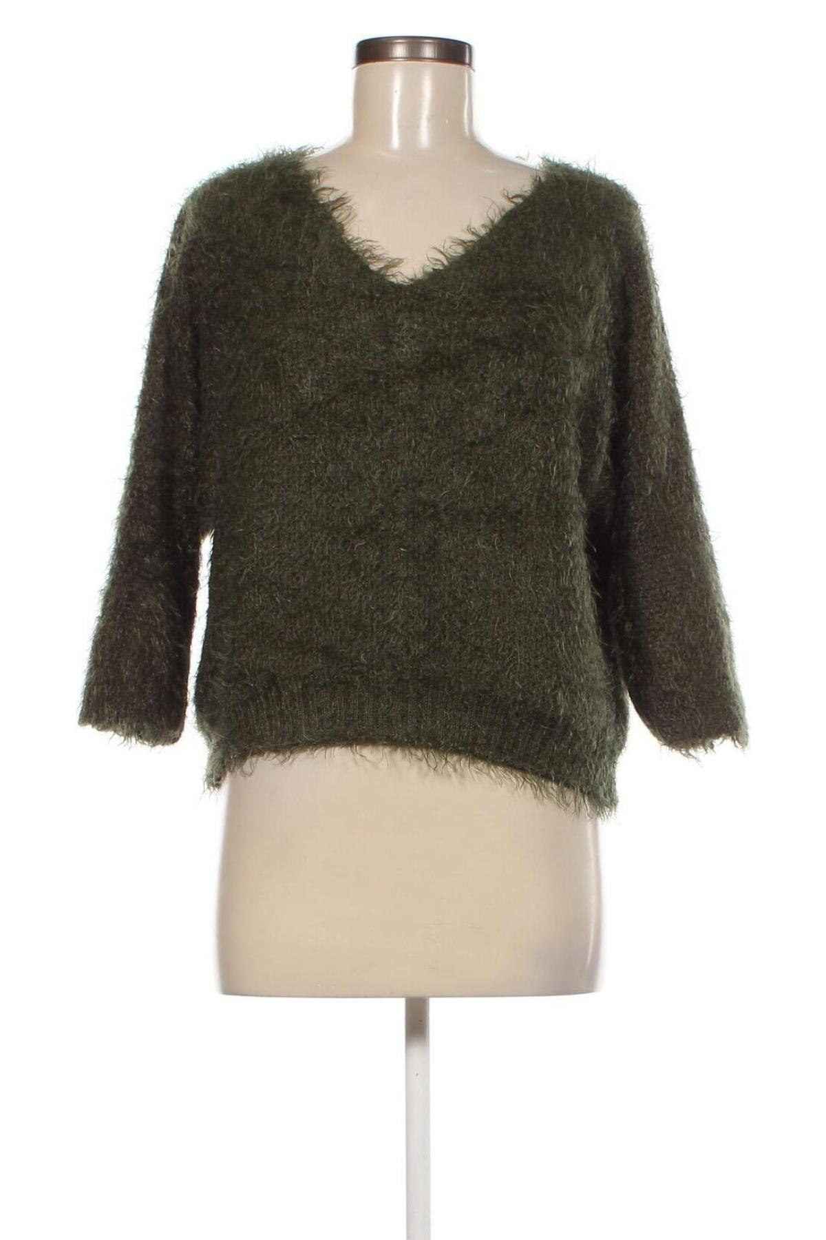 Дамски пуловер, Размер S, Цвят Зелен, Цена 11,89 лв.