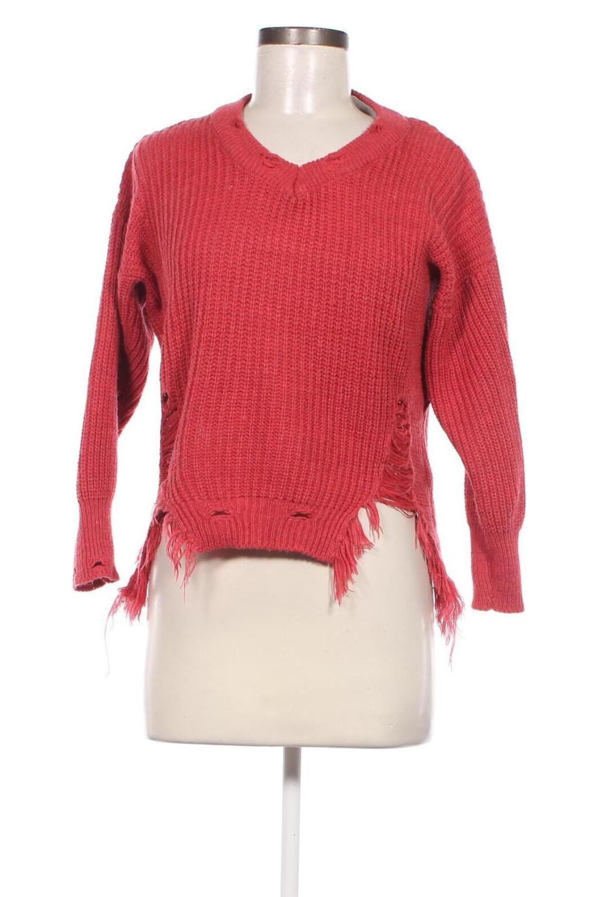 Damenpullover, Größe S, Farbe Rot, Preis € 6,68