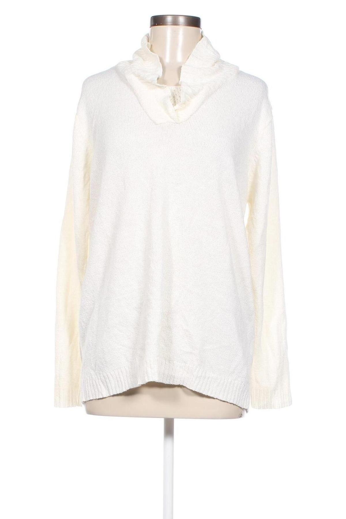 Dámský svetr, Velikost XL, Barva Bílá, Cena  165,00 Kč