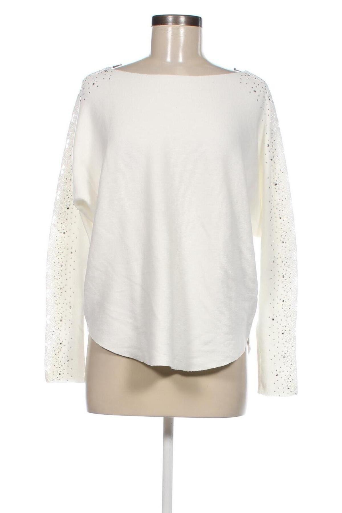 Γυναικείο πουλόβερ, Μέγεθος L, Χρώμα Λευκό, Τιμή 7,36 €
