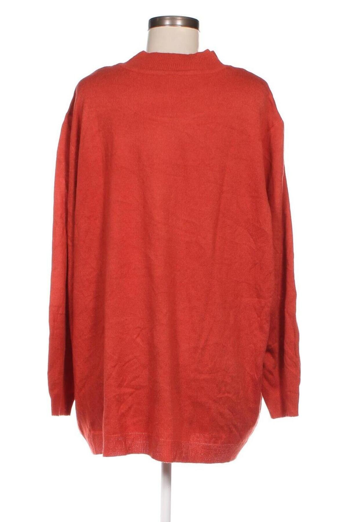 Damenpullover, Größe 4XL, Farbe Orange, Preis 18,16 €