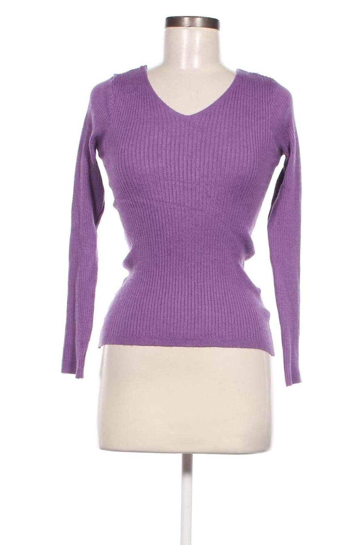 Дамски пуловер, Размер XS, Цвят Лилав, Цена 12,47 лв.