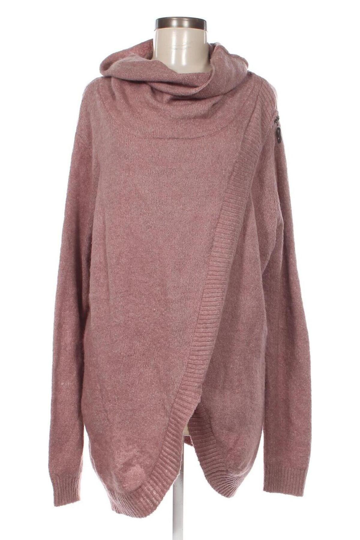 Дамски пуловер, Размер XL, Цвят Пепел от рози, Цена 11,60 лв.
