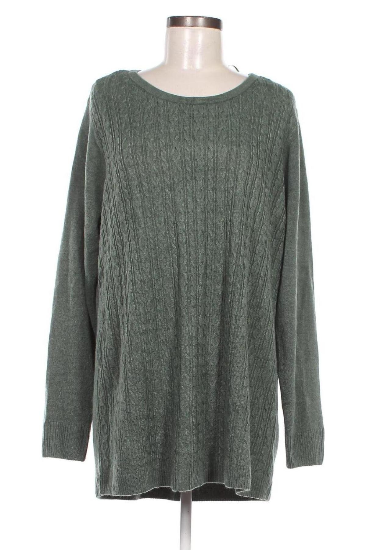 Γυναικείο πουλόβερ, Μέγεθος XXL, Χρώμα Πράσινο, Τιμή 11,66 €