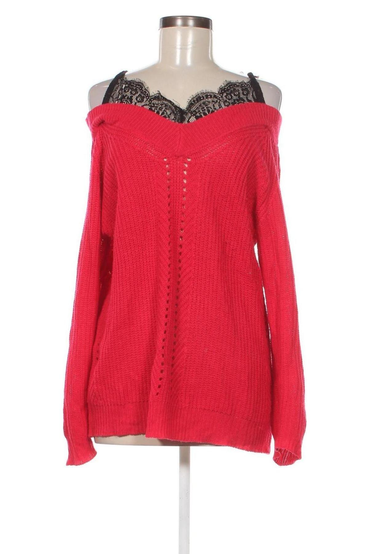 Damenpullover, Größe L, Farbe Rot, Preis € 7,49