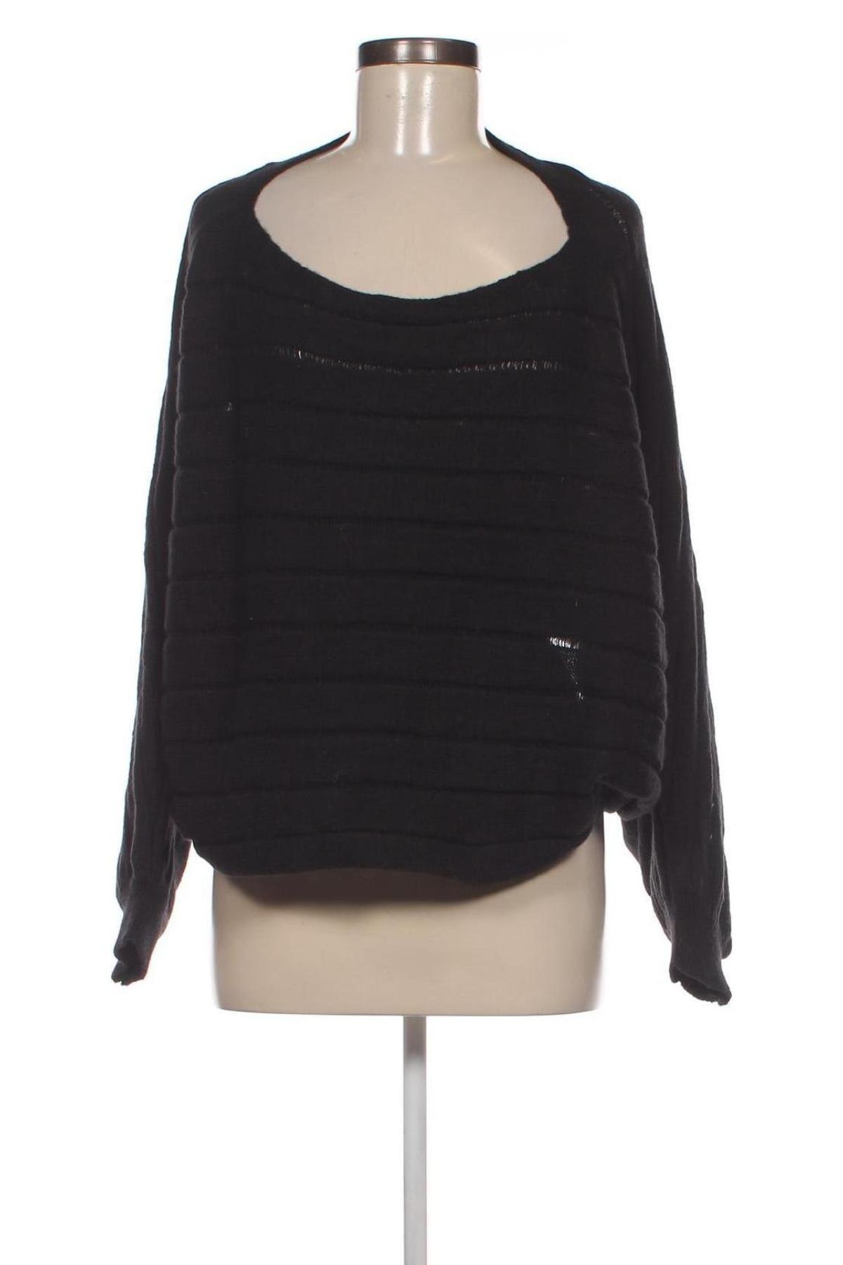 Дамски пуловер, Размер L, Цвят Черен, Цена 9,24 лв.