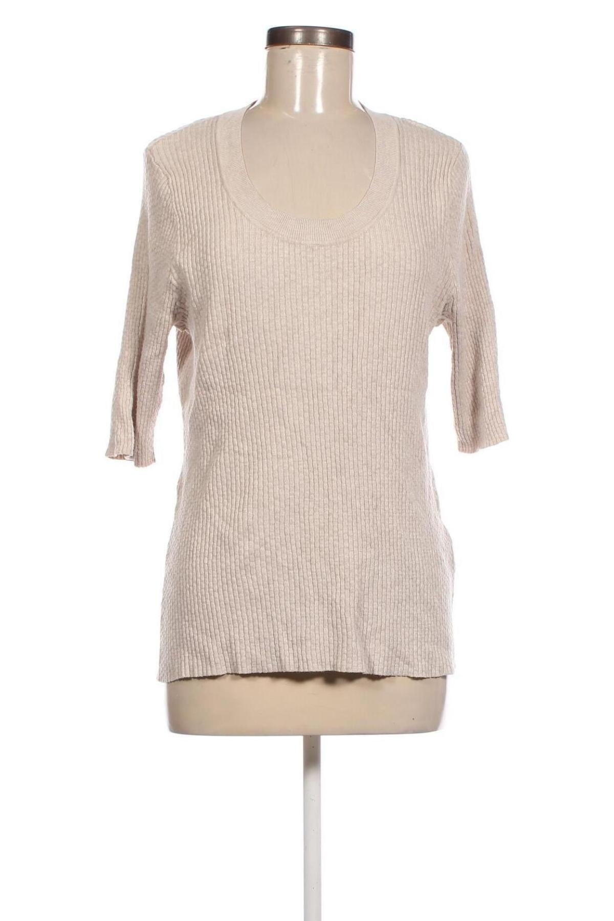 Дамски пуловер Alfani, Размер XL, Цвят Бежов, Цена 17,63 лв.