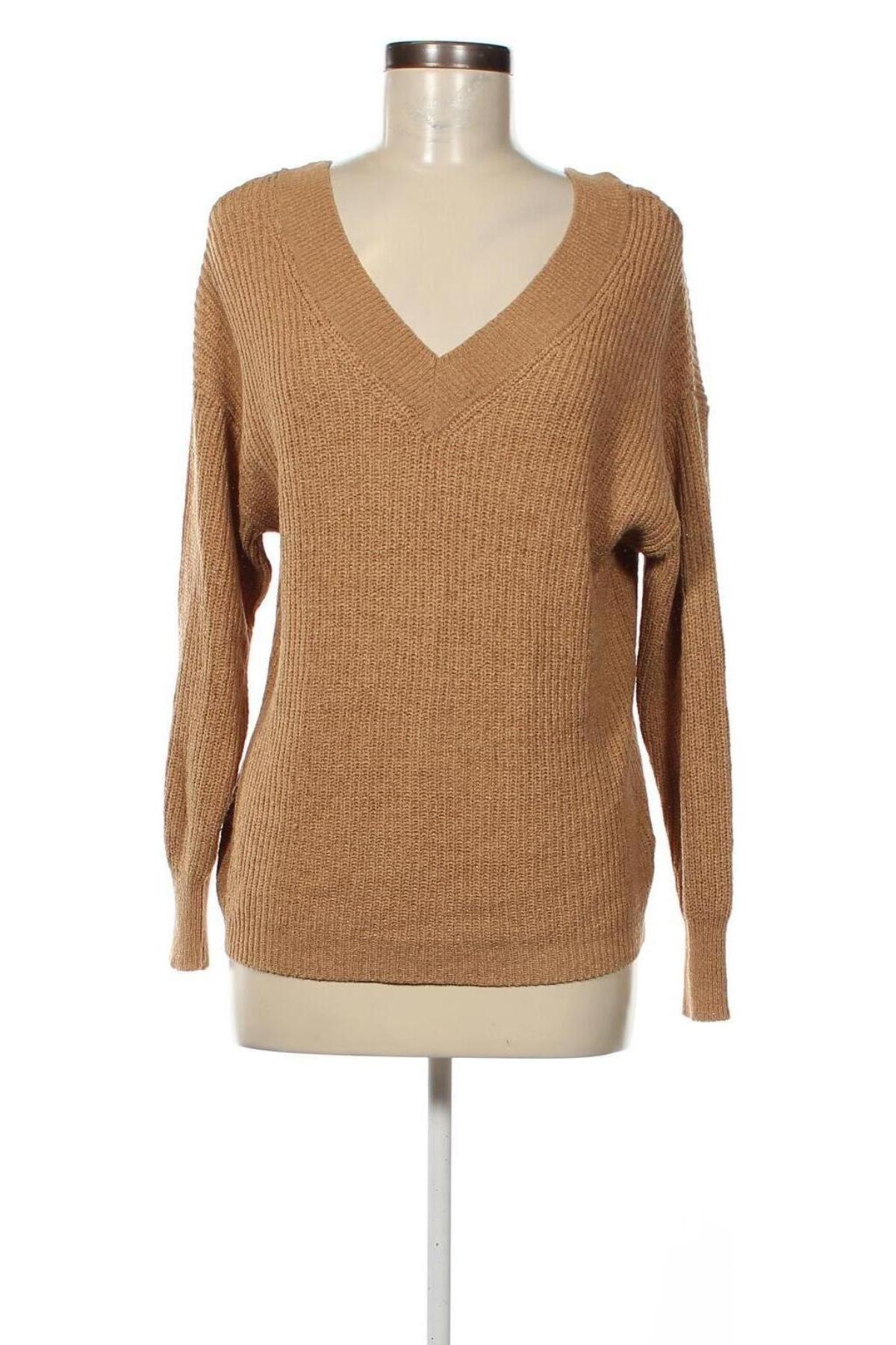 Дамски пуловер Amisu, Размер S, Цвят Кафяв, Цена 12,47 лв.