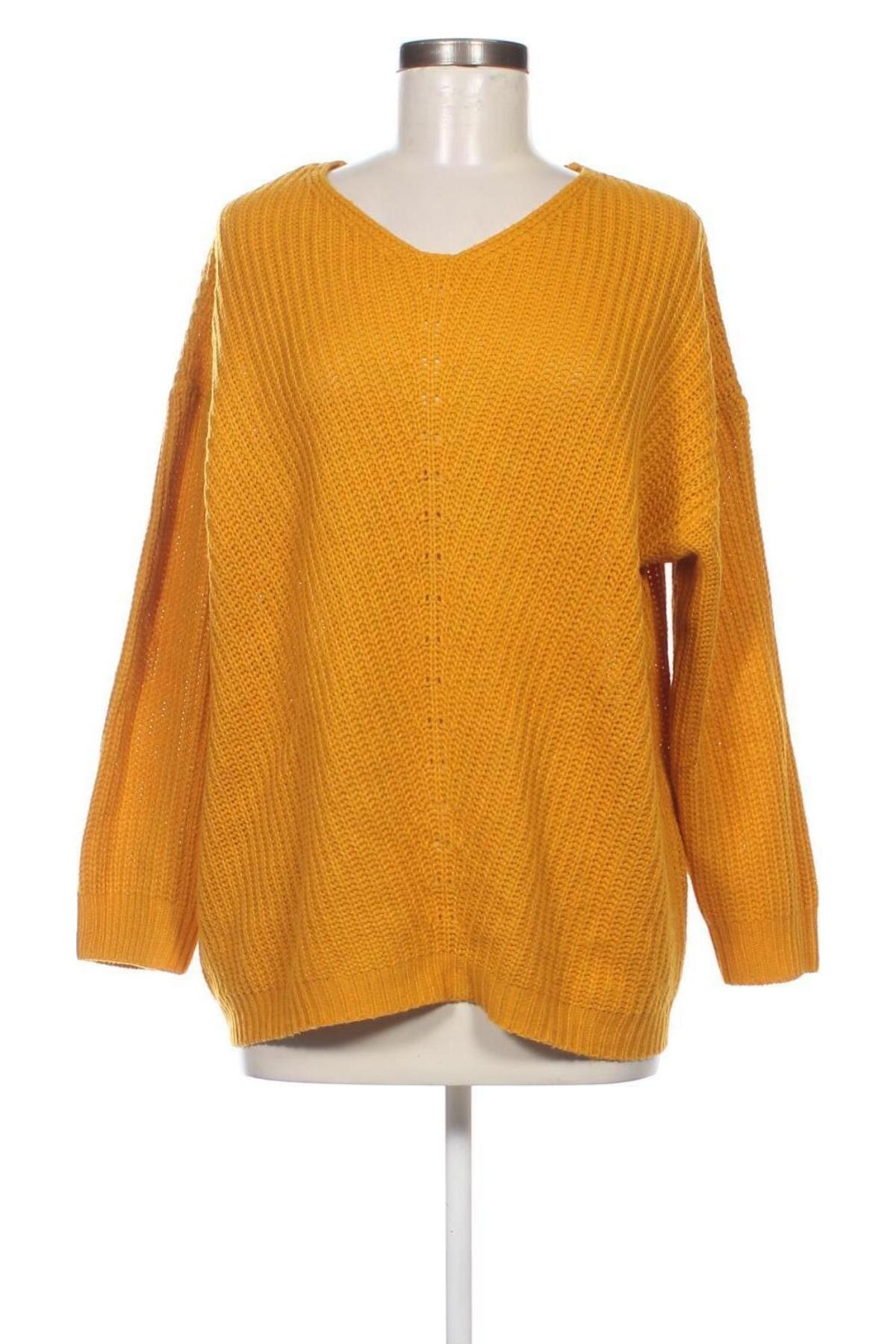 Γυναικείο πουλόβερ Beloved, Μέγεθος XL, Χρώμα Κίτρινο, Τιμή 7,12 €