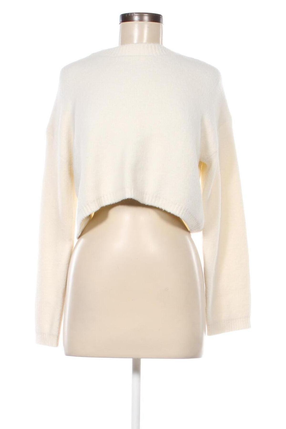 Γυναικείο πουλόβερ Bershka, Μέγεθος M, Χρώμα  Μπέζ, Τιμή 10,20 €