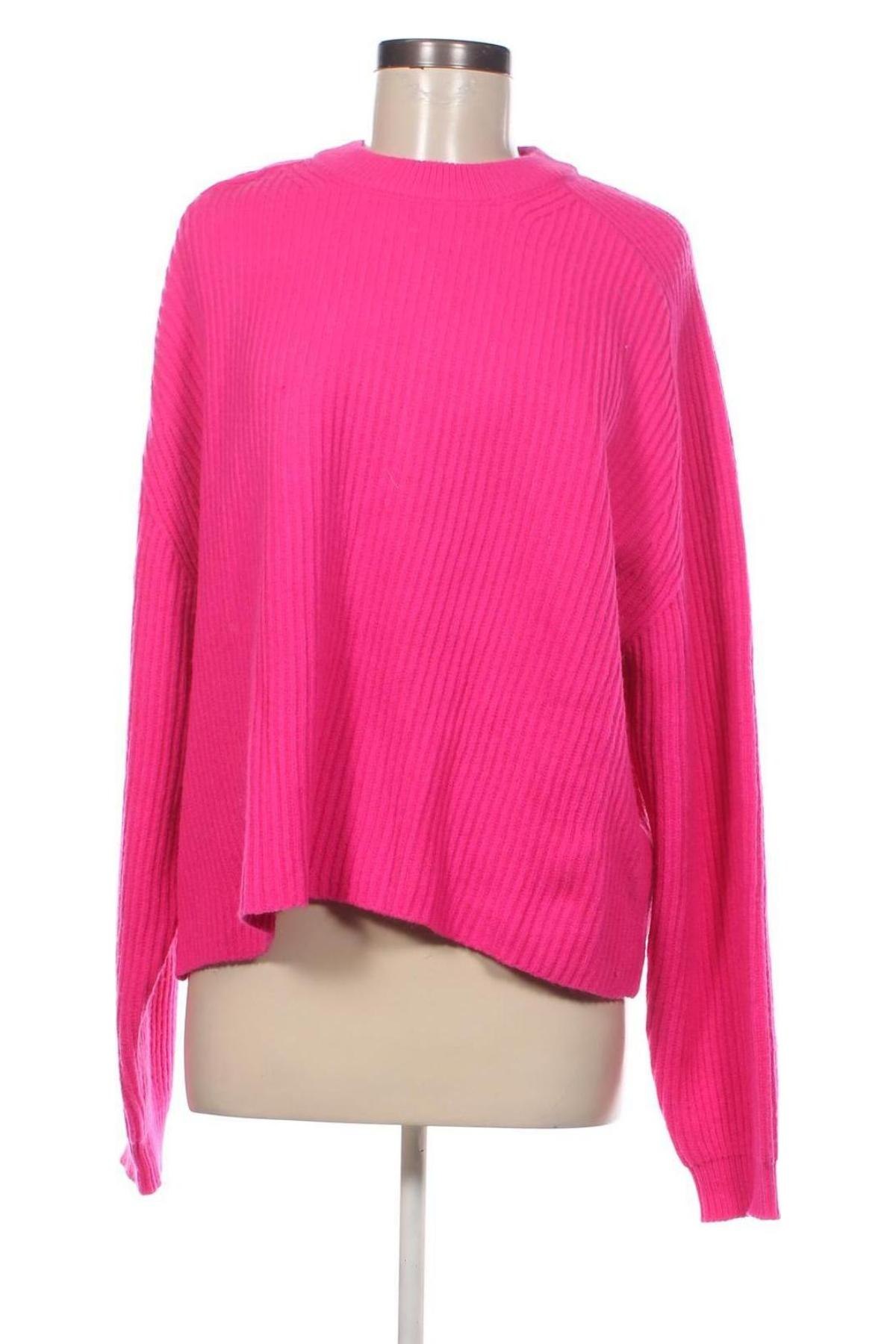 Pulover de femei Bershka, Mărime XL, Culoare Roz, Preț 59,01 Lei
