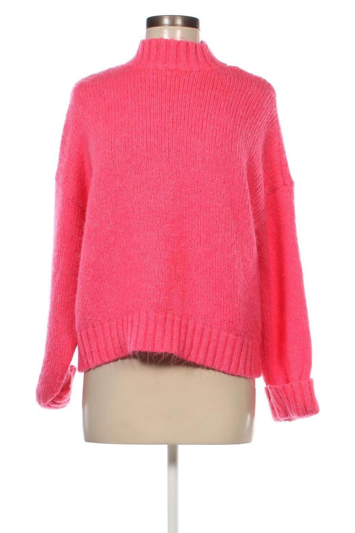 Pulover de femei Bershka, Mărime XS, Culoare Roz, Preț 41,02 Lei