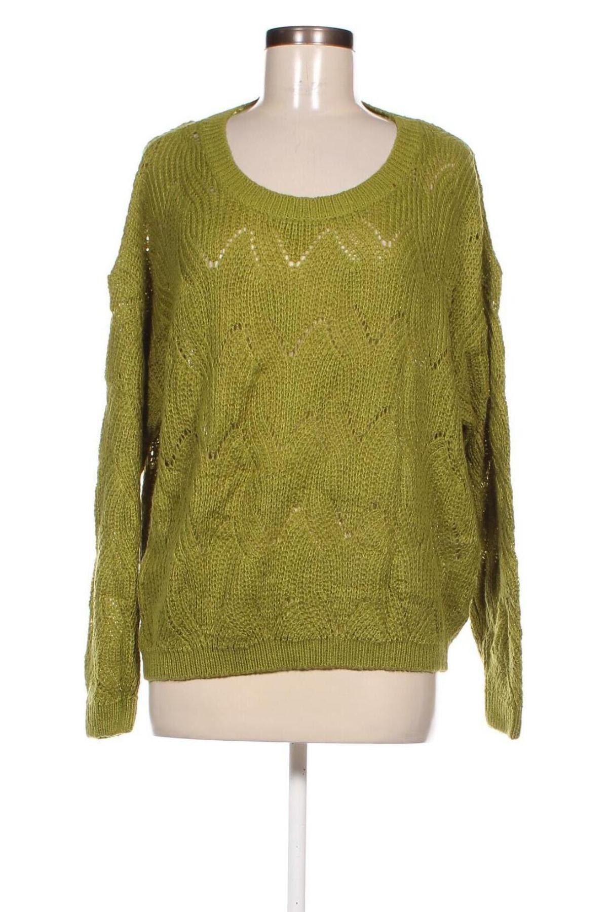 Дамски пуловер Blind Date, Размер L, Цвят Зелен, Цена 11,60 лв.