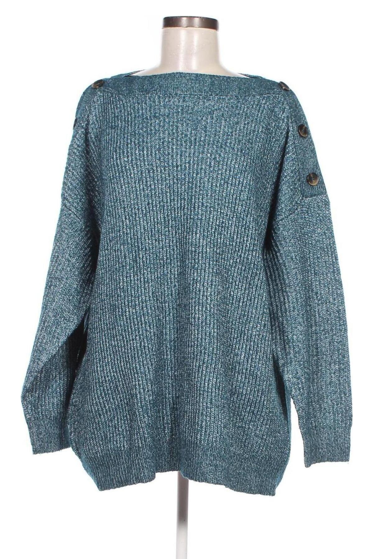 Дамски пуловер Body Flirt, Размер XXL, Цвят Син, Цена 11,60 лв.