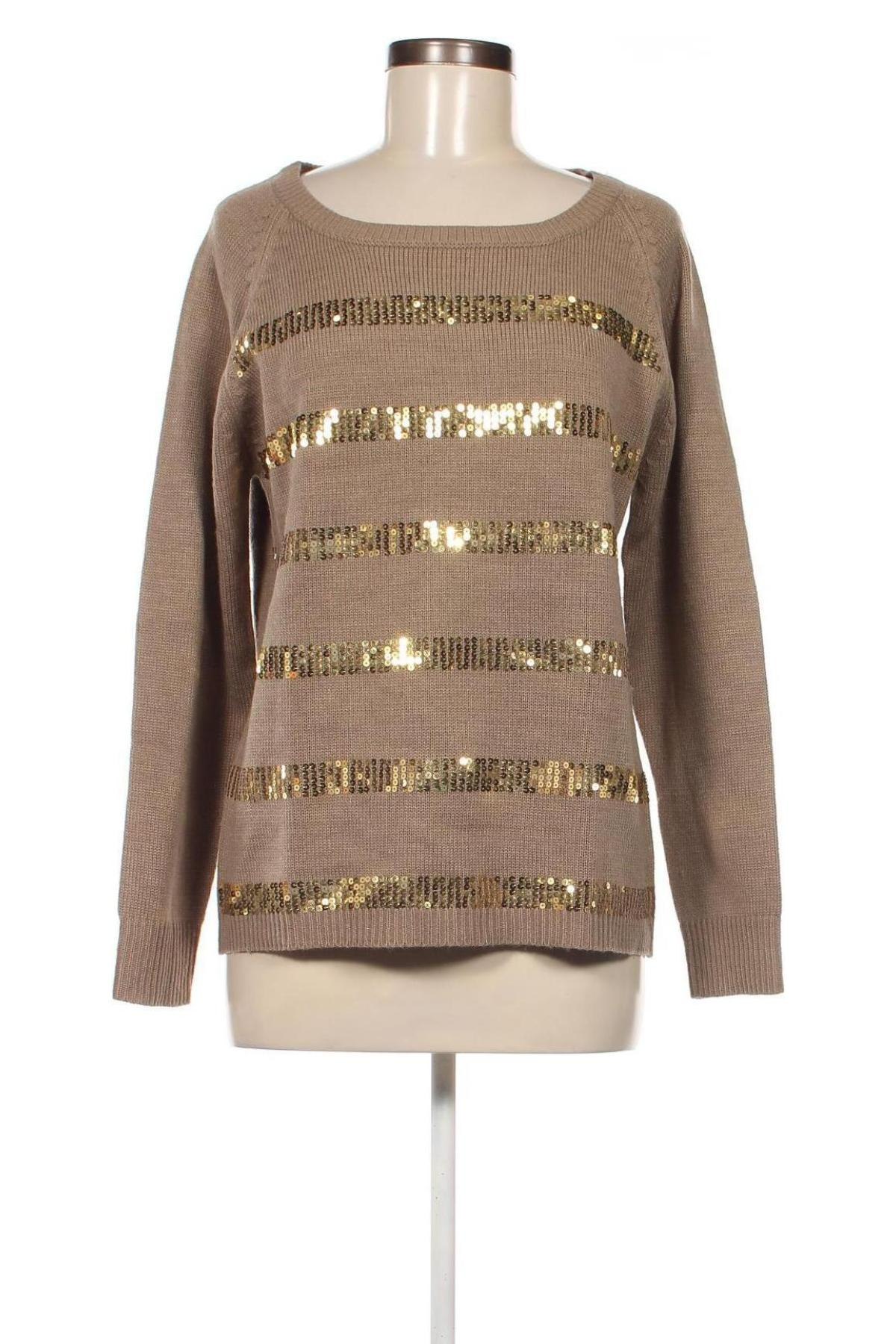 Γυναικείο πουλόβερ Bpc Bonprix Collection, Μέγεθος M, Χρώμα  Μπέζ, Τιμή 7,36 €
