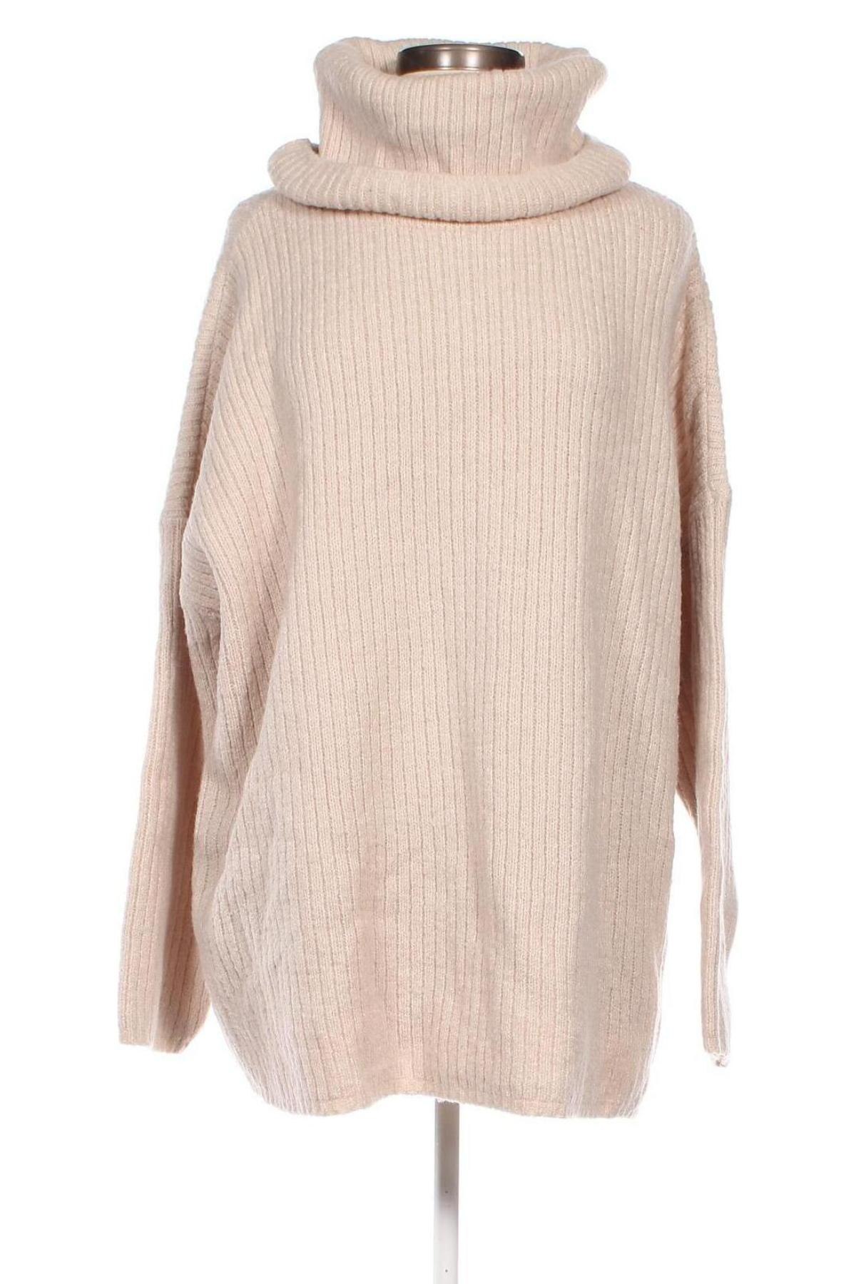 Дамски пуловер Bpc Bonprix Collection, Размер 3XL, Цвят Бежов, Цена 26,10 лв.