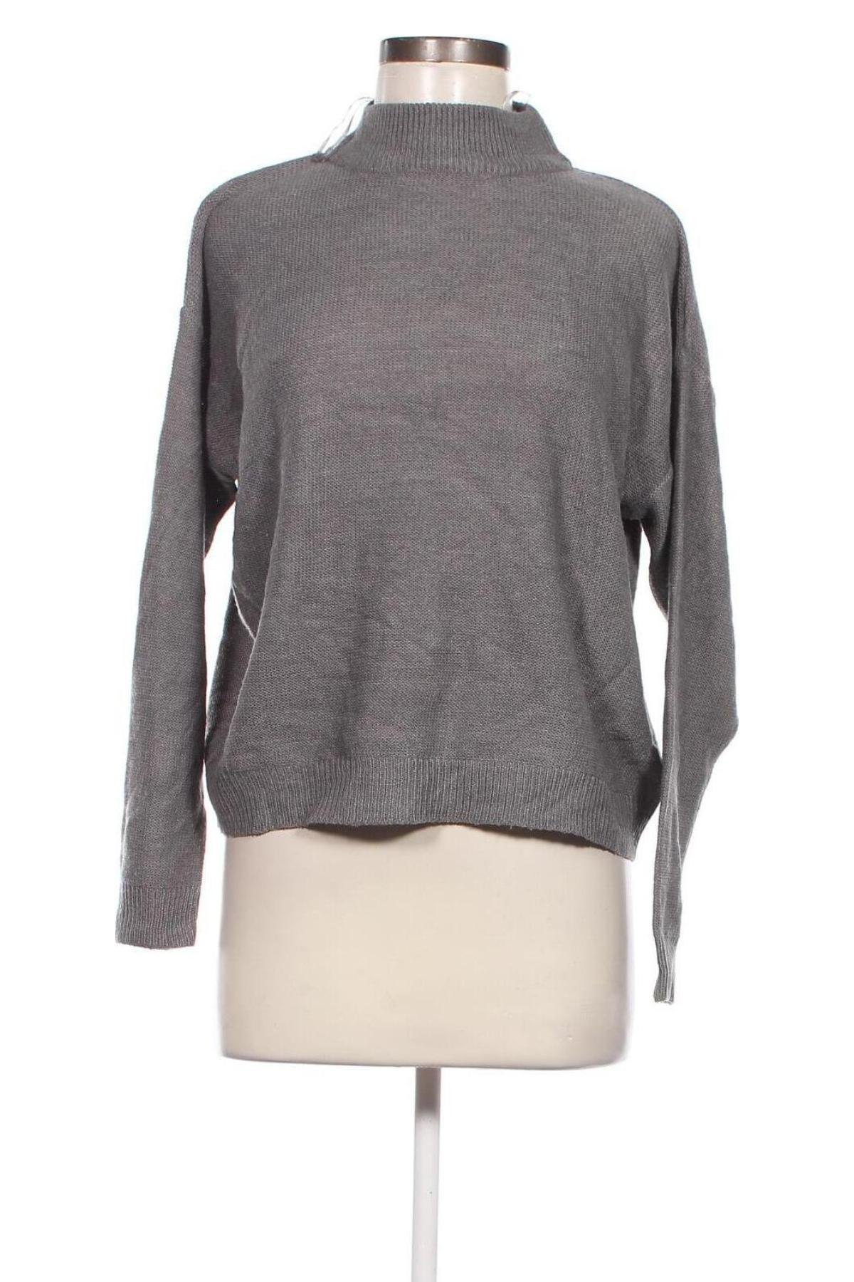 Γυναικείο πουλόβερ Brave Soul, Μέγεθος M, Χρώμα Γκρί, Τιμή 8,37 €