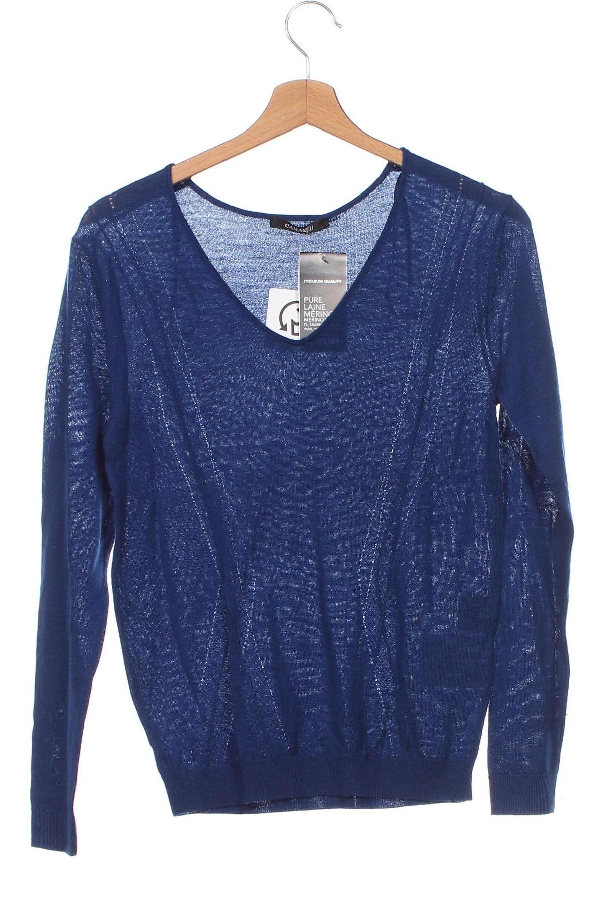 Дамски пуловер Camaieu, Размер XS, Цвят Син, Цена 46,00 лв.