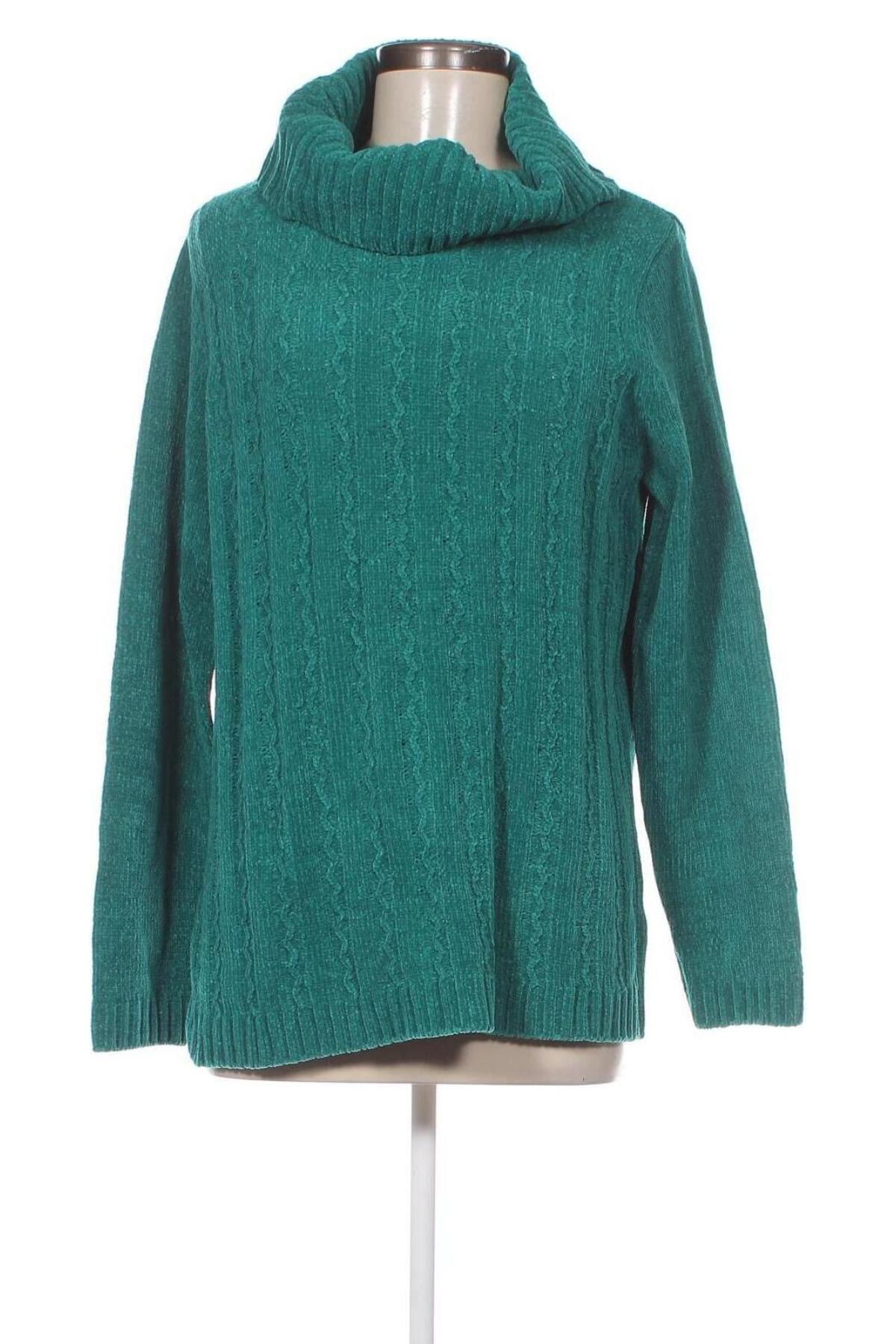 Γυναικείο πουλόβερ Canda, Μέγεθος XL, Χρώμα Πράσινο, Τιμή 7,18 €