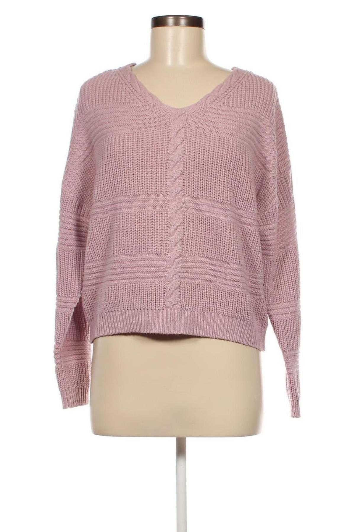 Damenpullover Derek Heart, Größe L, Farbe Lila, Preis € 7,87