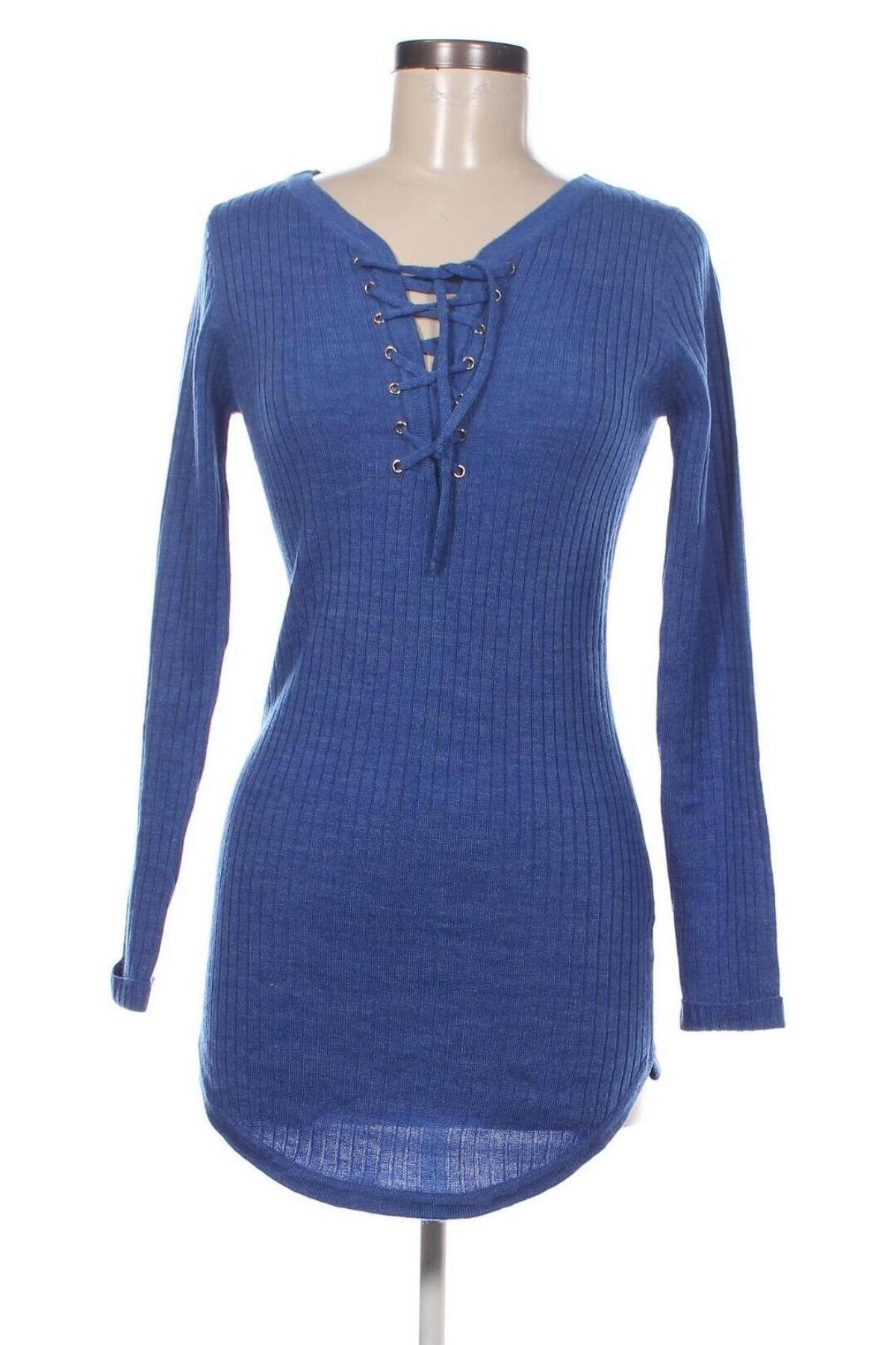 Γυναικείο πουλόβερ Derek Heart, Μέγεθος S, Χρώμα Μπλέ, Τιμή 7,18 €