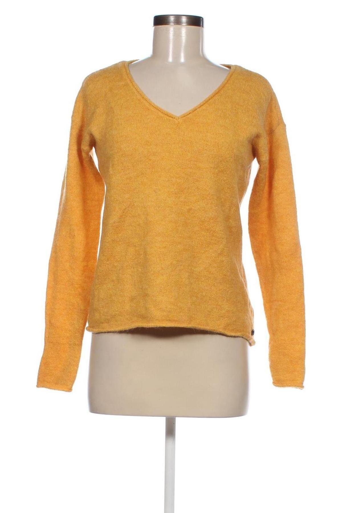 Дамски пуловер Distrikt Norrebro, Размер XS, Цвят Жълт, Цена 17,63 лв.