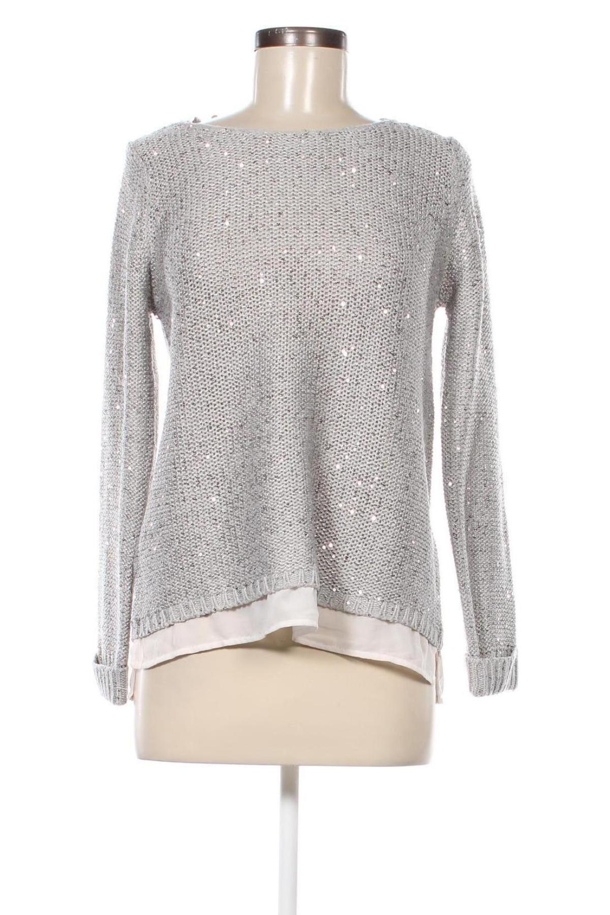 Дамски пуловер Esmara, Размер M, Цвят Сребрист, Цена 9,57 лв.