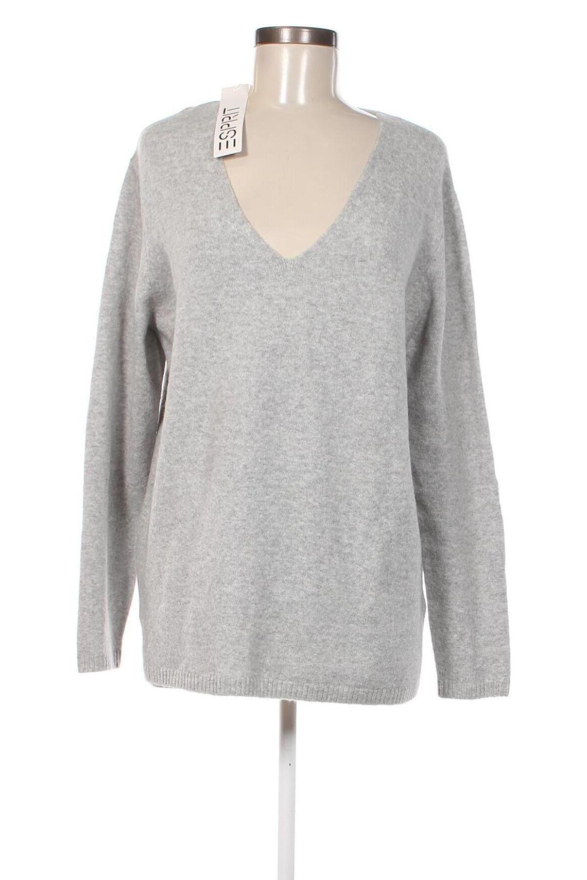 Дамски пуловер Esprit, Размер L, Цвят Сив, Цена 39,99 лв.