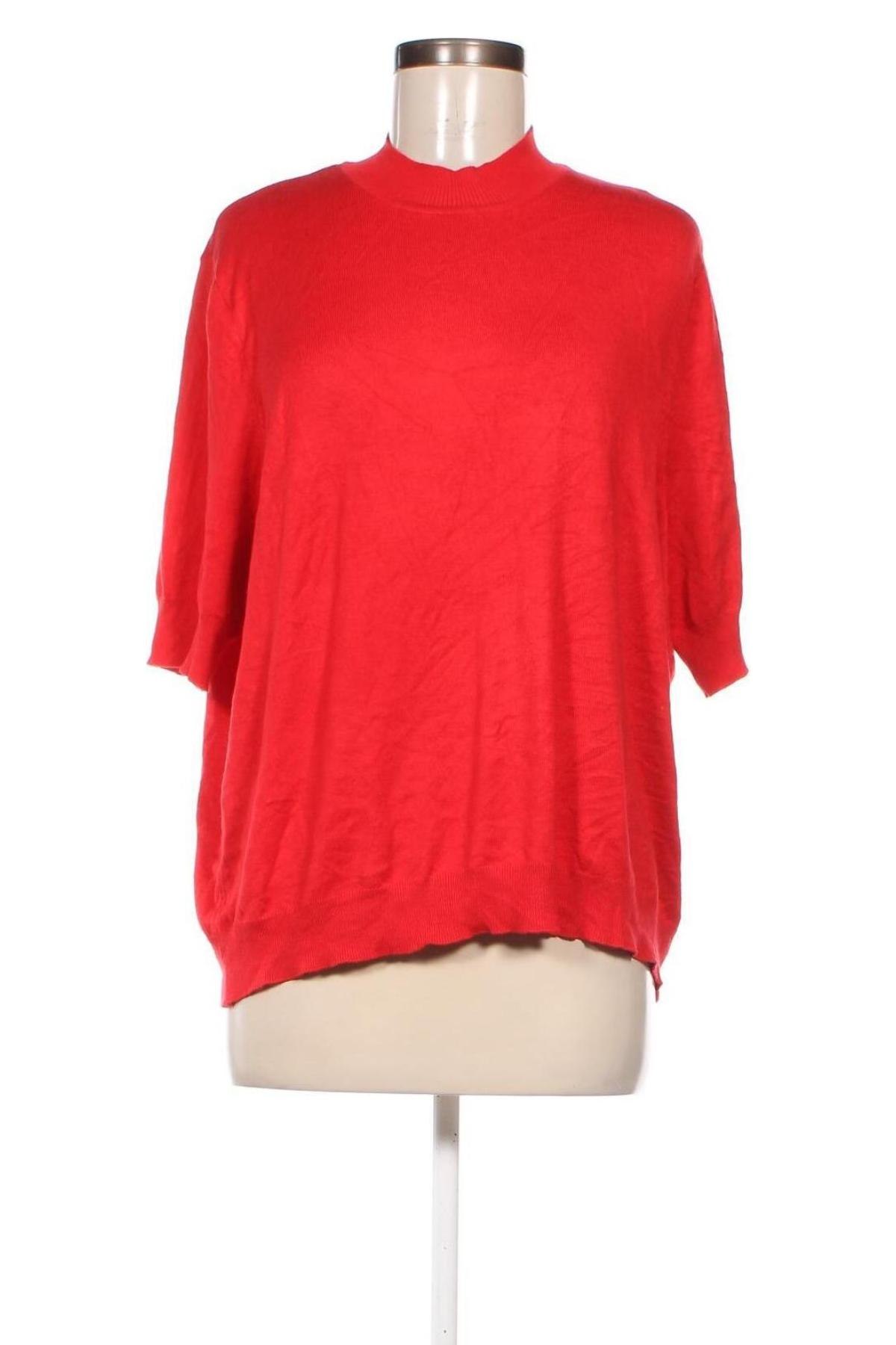 Damenpullover Essentials by Tchibo, Größe XXL, Farbe Rot, Preis 11,30 €